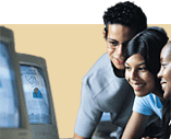 boy and girl at computer